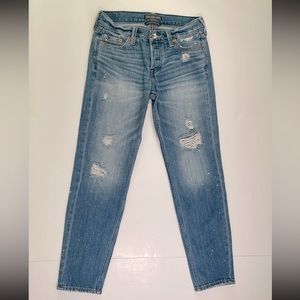 Abercrombie & Fitch signature denim jeans light wash Sz24 (look at last pic)